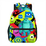 Monstrai Animacinis Spaudinys Kuprinė, Sulley Mike Anime Spaudinys Didelės Talpos Kelioninė Ne&scaron;iojamo Kompiuterio Ta&scaron;ė Paaugliams Mokyklai Lauke