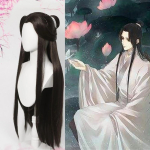Xie Lian Cosplay Kostiumas Tian Guan Ci Fu Cosplay Xielian Perukai Bambukinis Skrybėlės Rekvizitas Vyrai Moterys Helovinas Komiksas Pilnas Rinkinys Anime Cosplay L gray