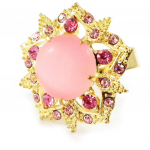 Les Tr&eacute;sors De Lily [E4199] - Bague 'Floraison' Rose