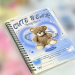 Senovinis užra&scaron;ų knygelė mielas animacinis filmukas katės &scaron;uniuko ritė bloknotas Kawaii studentų i&scaron;karpų knygelė A5 horizontali linija didelis žurnalas Atgal į mokyklą
