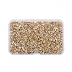 30/50/80 g / dėžutės spalvos smulkinto stiklo akmenų dervos užpildas, skirtas pasidaryk pats epoksidinės dervos formos netaisyklingam kri&scaron;toliniam nagų dailės dekoravimui papuo&scaron;alų gamybai 50g