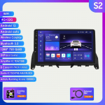 Hizpo 8GB+128GB 9'' 2Din Android 12 DSP RDS automobilinio radijo multimedijos vaizdo grotuvas, skirtas Mercedes Benz C-Class 3 W204 S204 2006-2011 SWC GPS Carplay 4G S2 8Core 4G 32G