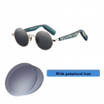 China Dragon Style Bluetooth Talk Smart Audio Akiniai Muzika Tws Ausinės Poliarizuoti akiniai nuo saulės, skirti Android Google Apple Telefonai With polarized