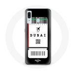 Coque pour Samsung Galaxy A20 Billet d'avion Dubai