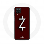 Coque pour Samsung Galaxy A42 5G Ozark Saison 4 Logo Z Blanc Fond Rouge