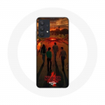 Coque pour Samsung Galaxy A13 4G / A13 4G Lite Stranger Things Saison 4 Affiche Art Equipages de la Nouvelle Th&eacute;orie