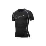 Nike Logotipo Spausdinimo Kvėpuojantis Sportinis trumpomis rankovėmis Fitneso Vir&scaron;us Vyri&scaron;ki Vir&scaron;utiniai drabužiai Juoda DD1993-011 S