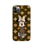 Coque - Maniacase - iPhone 14 Pro - Minnie Disney - Silicone - Souple - Noir juoda