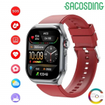 2024 m. naujas NFC EKG HRV sveikatos stebėjimo i&scaron;manusis laikrodis Vyrai, Moterys 2,04 colio AMOLED viso jutiklinio ekrano Bluetooth skambučio AI balso i&scaron;manusis laikrodis