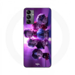 Coque Maniacase pour Samsung Galaxy A04s bts groupe animation kpop