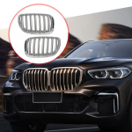 1 pora automobilių grotelių 51137113733 51137113734 Nesubraižyti ABS automobilio priekinio gaubto grotelės priekinės vir&scaron;utinės grotelės, skirtos BMW X5 E53 04-06 CHINA