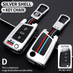 Automobilio nuotolinio rakto dėklas dangtelis korpusas VW Volkswagen Golf 7 MK7 Tiguan MK2 SEAT Ateca Leon FR 2 Ibiza Skoda Octavia A7