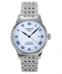 Tissot Le Locle Powermatic 80 20-mečio nerūdijančio plieno sidabrinio ciferblato automatinis T006.407.11.033.03 vyri&scaron;kas laikrodis sidabras
