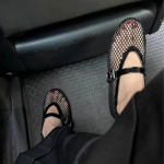 Moteri&scaron;ki smailianosiai plok&scaron;čiapadžiai, vienspalviai megzti įsispiriami batai, kasdieniai kvėpuojantys balerinos tipo bateliai, moteri&scaron;ki plok&scaron;čiapadžiai, loaferiai moterims 37