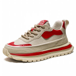 Vyri&scaron;ki batai briti&scaron;ko stiliaus laisvalaikio sportbačiai vyrams mada kasdieniai sportbačiai vyrams žiema gatvės stiliaus platforminiai batai vyri&scaron;ki pankų 42 smėlis