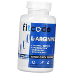 L-argininas kapsulėmis, L-Arginine Extra Strength 1500, Fitcode 100 kapsulių (27637002) 100caps