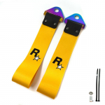 JDM Kultūros Spalvinga Metaline Sagtis Vilkimo Diržas - Automobilio Modifikacijos Dekoracija