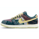 Nike Dunk Low Community Garden Unisex sportbačiai Daugiaspalviai Vidurnakčio turkio spalvos Kardinolo raudonumo CZ9747-900 35.5