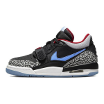 Air Jordan Legacy 312 Low GS Čikagos vėliavos vaiki&scaron;ki kedai Juodi Valour-Mėlyni University-Raudoni CD9054-004 38.5