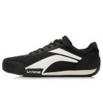 Li Ning Sportinio gyvenimo būdo serijos audinio dviejų sluoksnių karvės odos smūgį sugeriantys neslystantys dėvėjimuisi atsparūs lengvi žemo profilio bėgimo bateliai ALCL061-2 39⅔