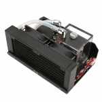 Vandens au&scaron;inimo siurblys 12V 10W 300ML Vandens bakas 80mm 4000 RPM Ventiliatorius Vandens au&scaron;inimo bakas pramonei