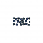 Perles en bois poli 1 cm Bleu fonc&eacute; 52 pi&egrave;ces mėlyna