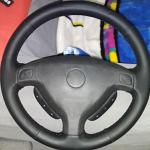 DIY Customaizd automobilio vairo dangtis Buick Sail Opel Astra GH 1998-2007 Zafira Odinis vairas Smooth black