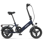HillMiles Mylia 1 Elektrinis dviratis: 350W Variklis, 65KM Pagalba Minant Pedalus, 36V Paslėpta Baterija, 23KG Lengvas Miesto Komutavimo Elektrinis Dviratis mėlyna