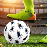 Mbapp&eacute; 5 dydžio futbolo kamuolys, ma&scaron;ininio siuvimo, tinkamas treniruotėms ir varžyboms patalpoje ir lauke, idealus futbolo entuziastams zq