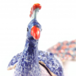 Les Tr&eacute;sors De Lily [G6284] - Coffret &agrave; Bijoux 'Paon Majestueux' bleu