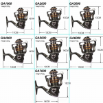 Žvejybinis ritės 13BB 1000 - 6000 serija Pesca Verpimo ritės Daiwa for Shimano Feeder 1000