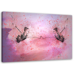 Spaudinys ant drobės Balerina Abstract Pink