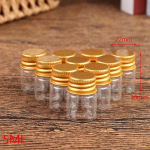 10 vnt Aliuminio dangtelio stiklinio butelio hermeti&scaron;kas ra&scaron;alo butelis 22*30mm,5ml