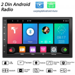 2 Din Android 7 colių automobilinis multimedijos vaizdo grotuvas Universalus stereo radijo GPS skirtas Volkswagen Nissan Hyundai Kia Toyota 1+16GB