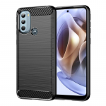 Anglies pluo&scaron;to dėklas, skirtas Motorola Moto Edge 40 E22i Edge Plus X40 Pro G22 G31 G41 G50 G51 G71 G72 5G mink&scaron;tas silikonas, atsparus smūgiams, galinis dangtelis For Moto G22 juoda