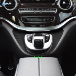 ABS anglies pluo&scaron;to modelio centro valdymo daugialypės terpės mygtukų skydelio rėmo dangtelio apdaila, skirta Mercedes Benz V klasė V250 V260