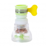 Mai&scaron;ytuvo filtras, besisukantis 360 laipsnių, nuimamas, atsparus purslams, tvirtas kriauklės vandens čiaupo purk&scaron;tuko filtras virtuvės reikmenys A žalia