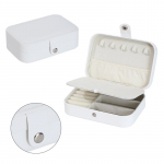 3 sluoksnių papuo&scaron;alų dėžutės laikymo dėklas Stalčių spintelės auskarų karolių organizatorius balta