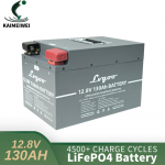 12V 130AH 260AH LiFePO4 baterijų paketas Grand A Cells Ličio geležies fosfatas, integruotas BMS įkraunamas akumuliatorius NE MOKESČIŲ RV