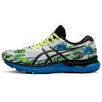 Asics Gel-Nimbus 24 Coastal Caricatures vyri&scaron;ki sportbačiai, balti ir juodi, 1011B454-100 40