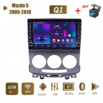 icreative 2 din Android automobilio radijo daugialypės terpės vaizdo grotuvas, skirtas Mazda 5 2005-2010 su mygtuko rankenėle Carplay WiFi BT 2+32GB