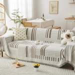 Skandinavi&scaron;kas &scaron;enilinio sofos užvalkalas 1 /2 /3 /4 /5 vietų Apsauga nuo katės draskymo Apverčiamas sofos rank&scaron;luostis Metamas pledas Sofos baldų užvalkalai 2 Seater-180x280cm