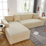 Stori vandeniui atsparūs elastiniai sofos užvalkalai, skirti svetainės kampiniams baldams, slankiojančios sofos užvalkalai 3 Seater 185-230cm