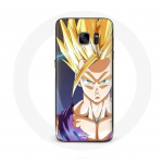 Coque pour Samsung Galaxy S6 edge Manga Dragon Ball Sangoku Visage &eacute;nerv&eacute;