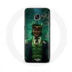Coque pour Samsung Galaxy S7 Loki Thor Ragnarok avec Casque Affiche Personnage S&eacute;rie Saison 1