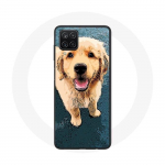 Coque pour Samsung Galaxy A22 4G golden retriever Chiot