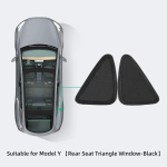 LUCKEASY Tesla Model Y -2023 Automobilio interjero saulės gaudyklės tinklas Padalintas į 2 dalis Anti-collapse Stoglangio saulės gaudyklės tinklo apsauga MY-GA31LGRAY