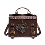 Moteri&scaron;kas krep&scaron;ys Pu Oda Steampunk Pramoninė Retro rankinė Didelės talpos Hasp Moteri&scaron;ki rankiniai ant pečių