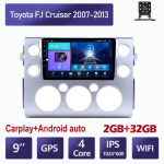 Android 2 Din Car Multimedia Player Toyota FJ Cruiser 2007-2013 Head Unit Stereo Carplay GPS Navigation BT WIFI 4+64GB