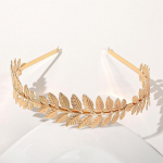 Naujas aukso spalvos lapų galvos papuo&scaron;alas, karūna, tiara, galvos apdangalas, deivės, graiki&scaron;kas galvos papuo&scaron;alas, nuotakos, vestuvių plaukų aksesuarai